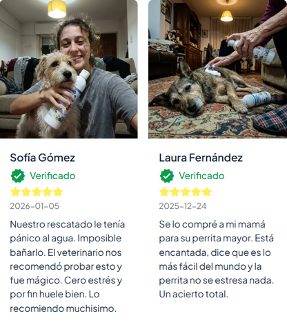 BAÑO EN SECO PARA PERROS🐶