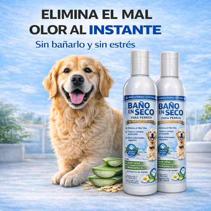 BAÑO EN SECO PARA PERROS🐶